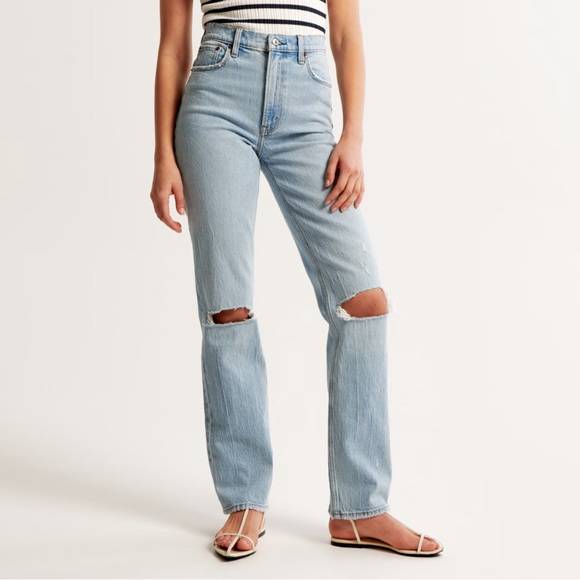 90s Straight Ultra High Rise Jeans - Picture 5 of 6